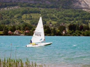 Activité sur le lac d'Annecy