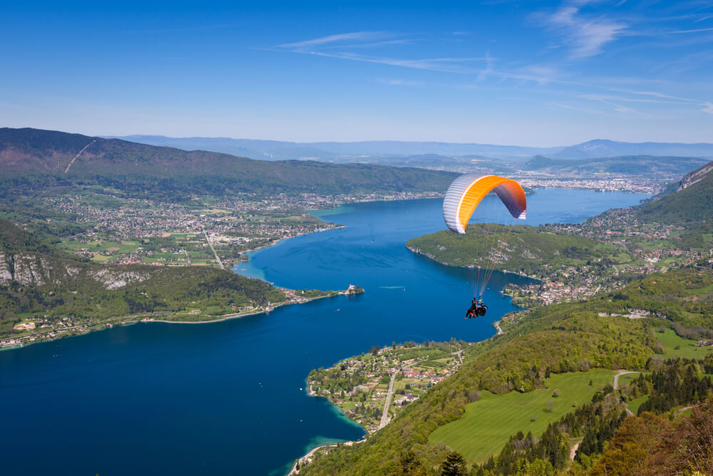 faire du parapente a annecy